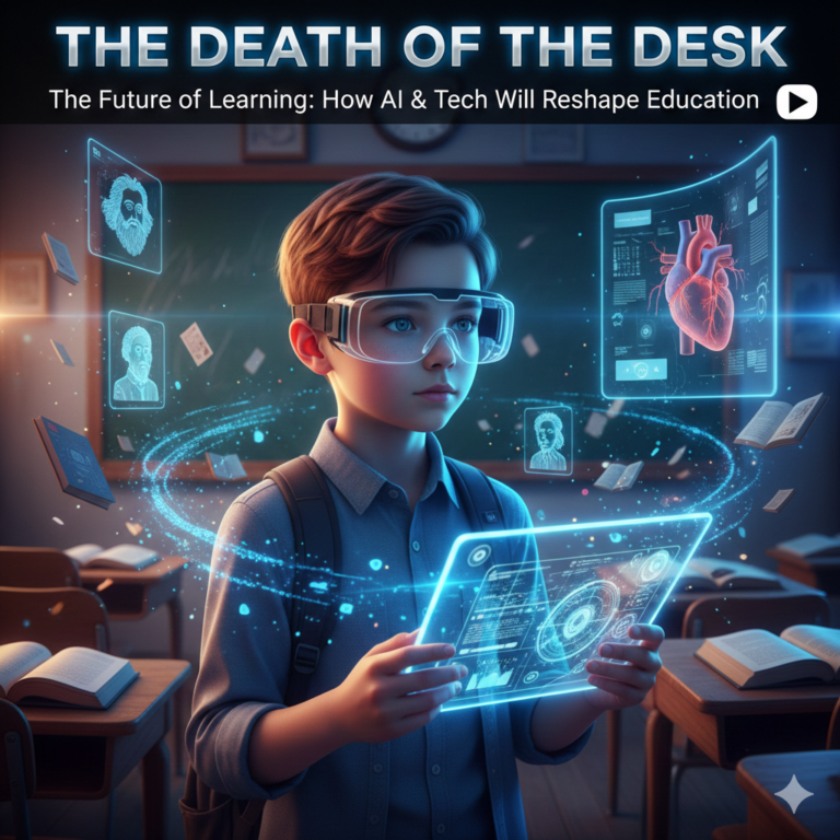 The Death of the Desk: Why Your Child’s Classroom Will Soon Be a Living Digital Mind